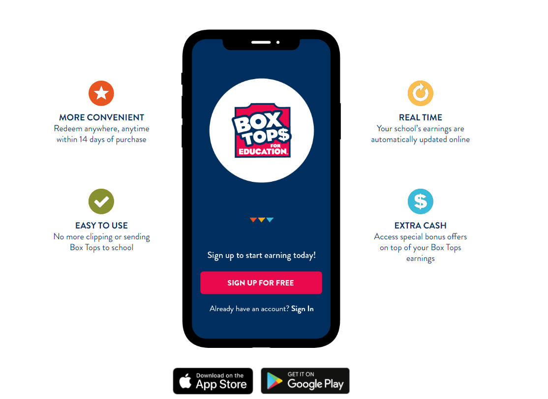 Box Tops app