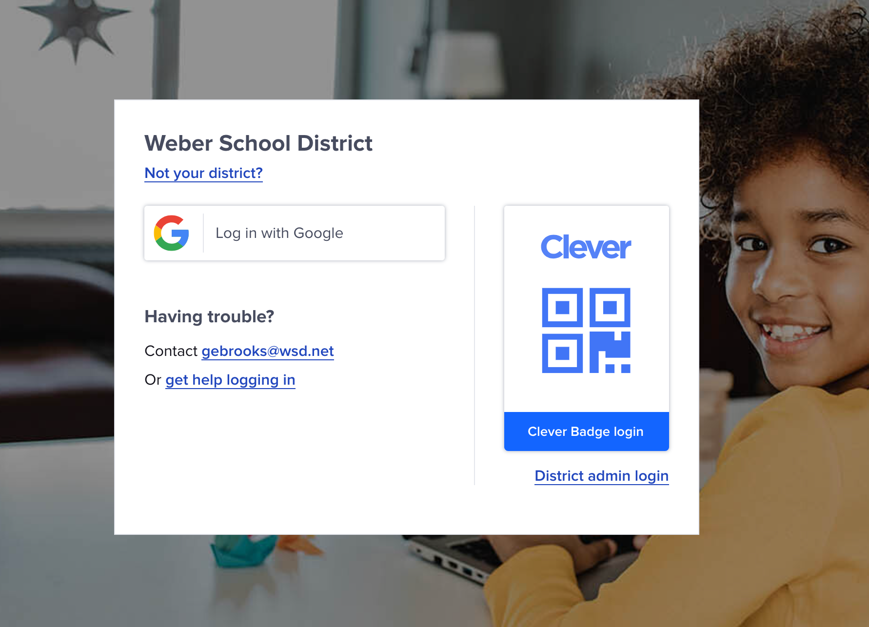 sign in to clever
