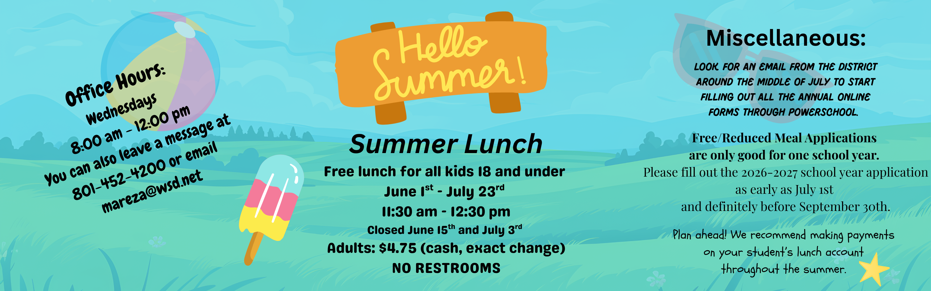 Summer Info Flyer