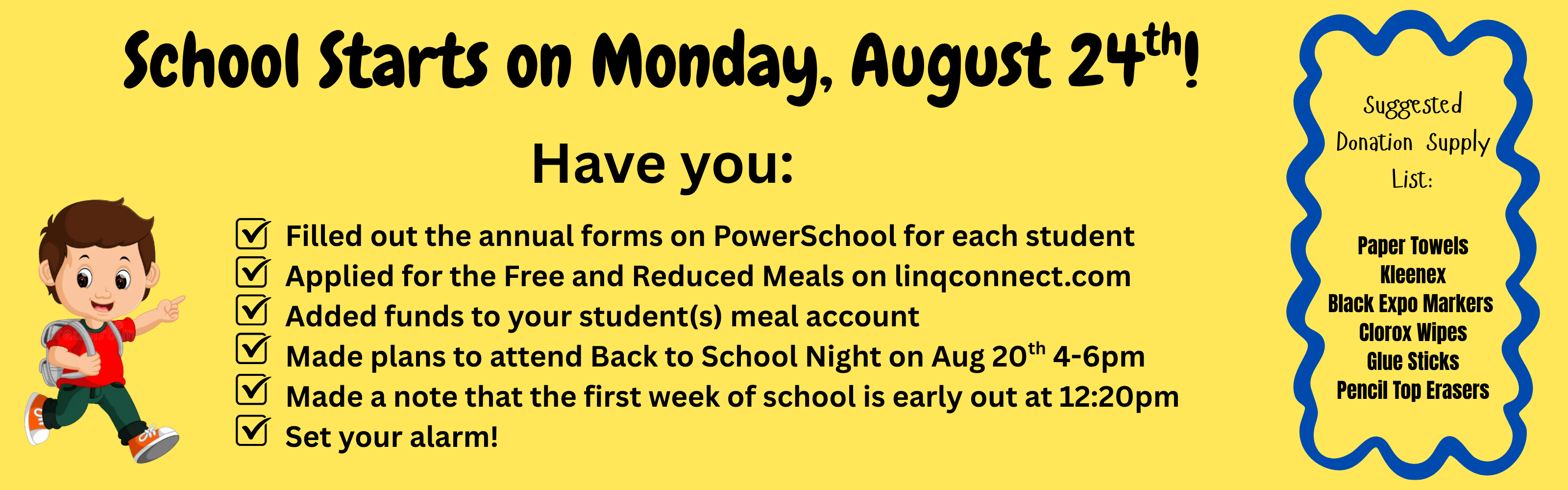 School Ready Flyer
