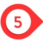 image of the number 5