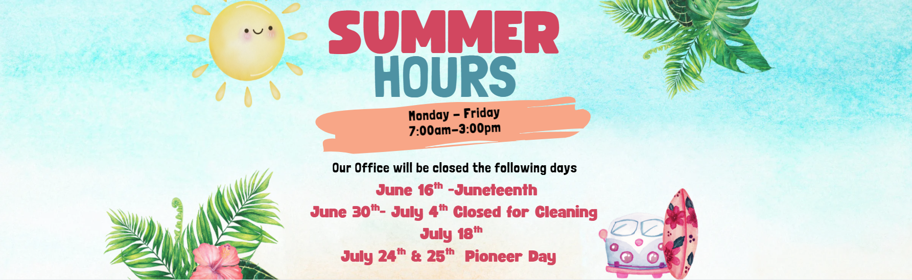 Summer Hours