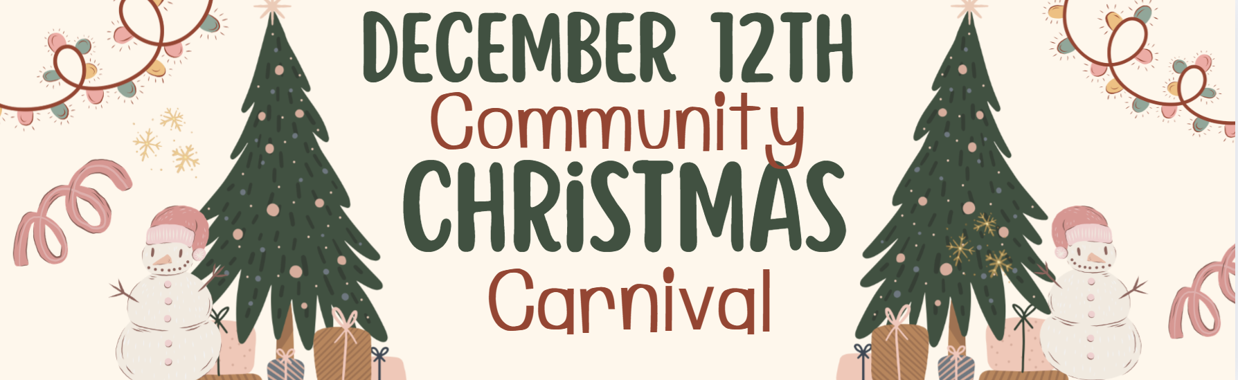 Dec 12th Christmas Community Carnival 