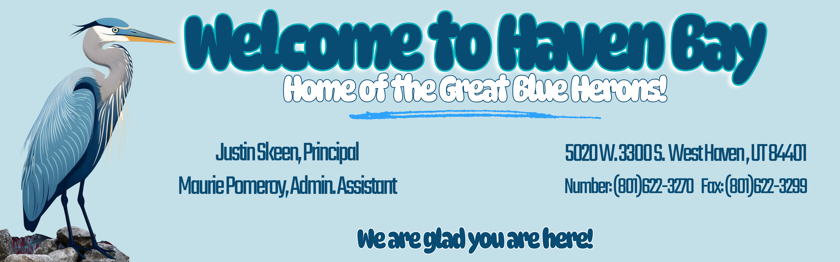 welcome to haven bay. We are glad to have you here!