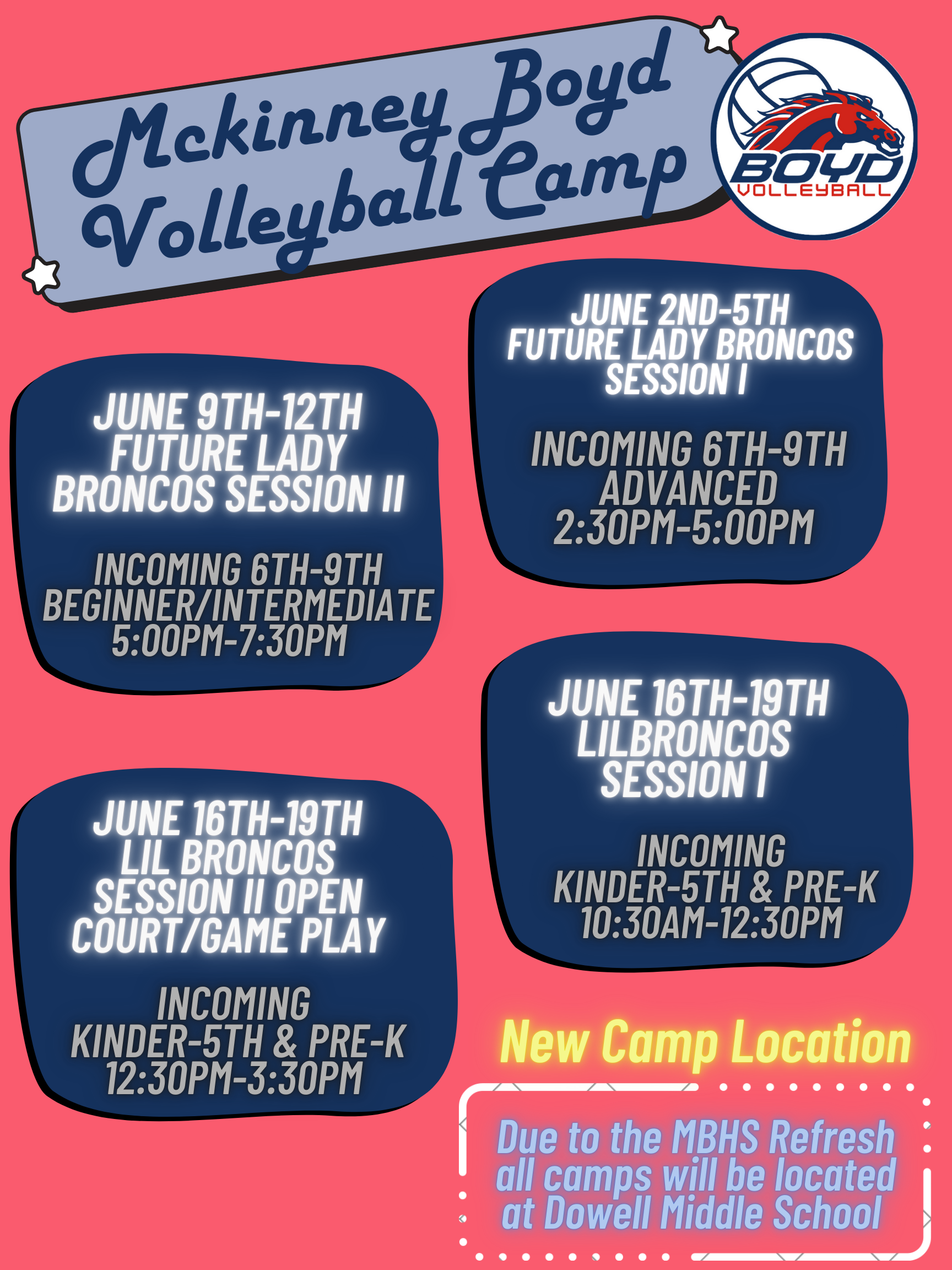 MBV Summer Camps 2025-26