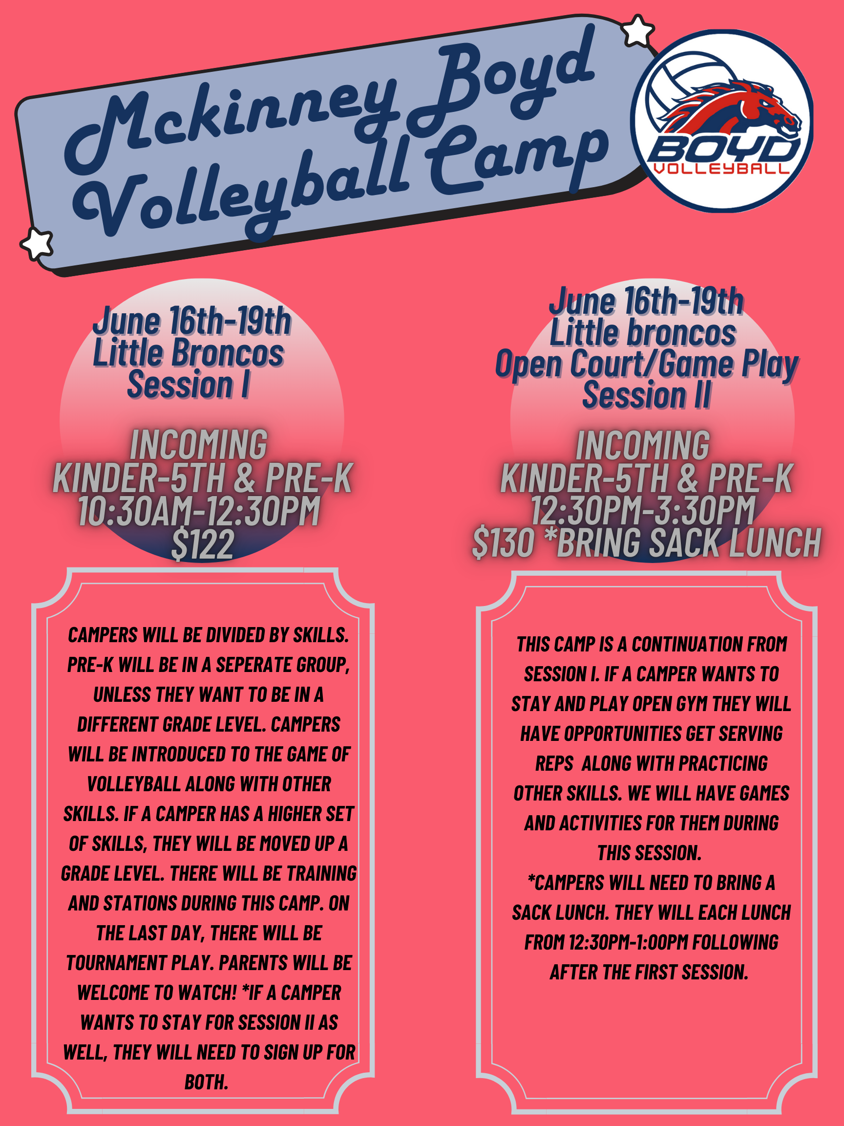 MBV Camp Details 2025-26