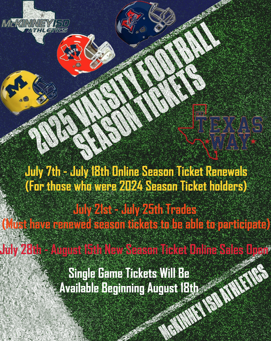 VARSITY FOOTBALL SEASON TICKETS