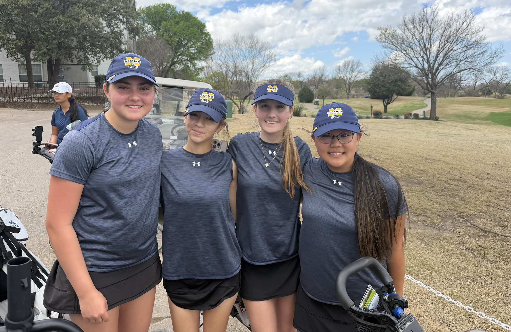 Girls at a local tournament