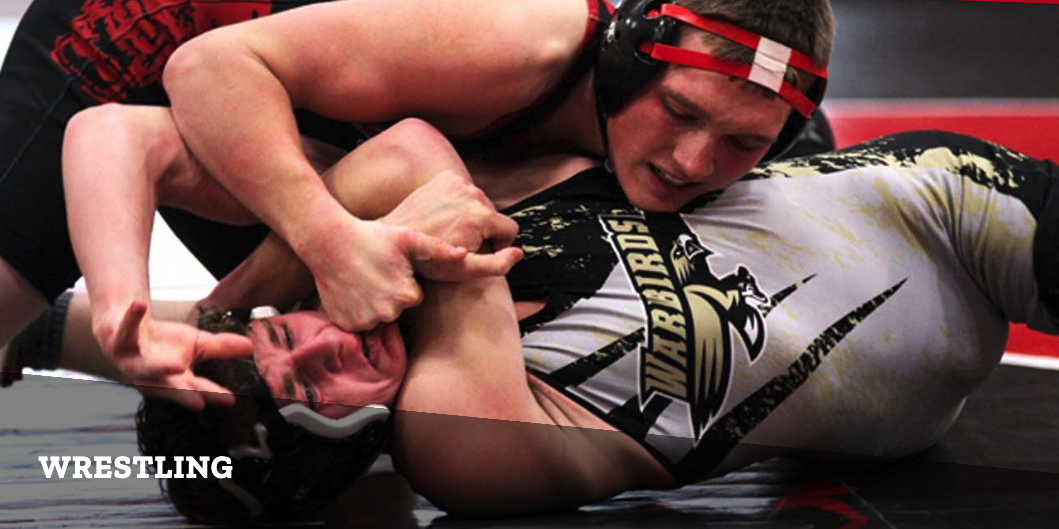 two boys playing wrestling