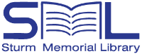 Picture link Sturm Memorial Library logo