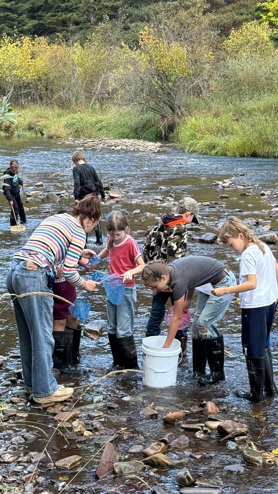 students on a field trip