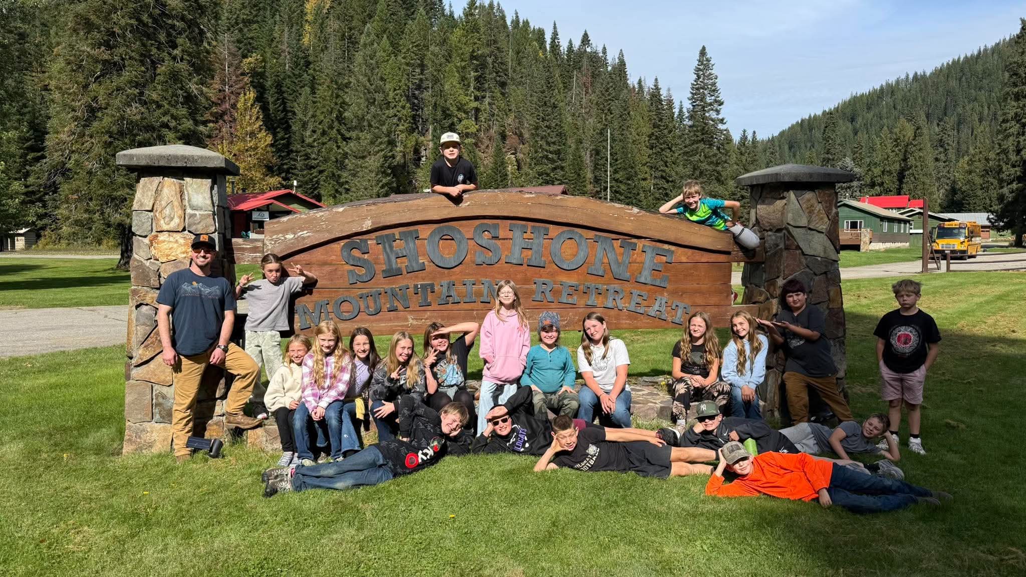 students on a field trip