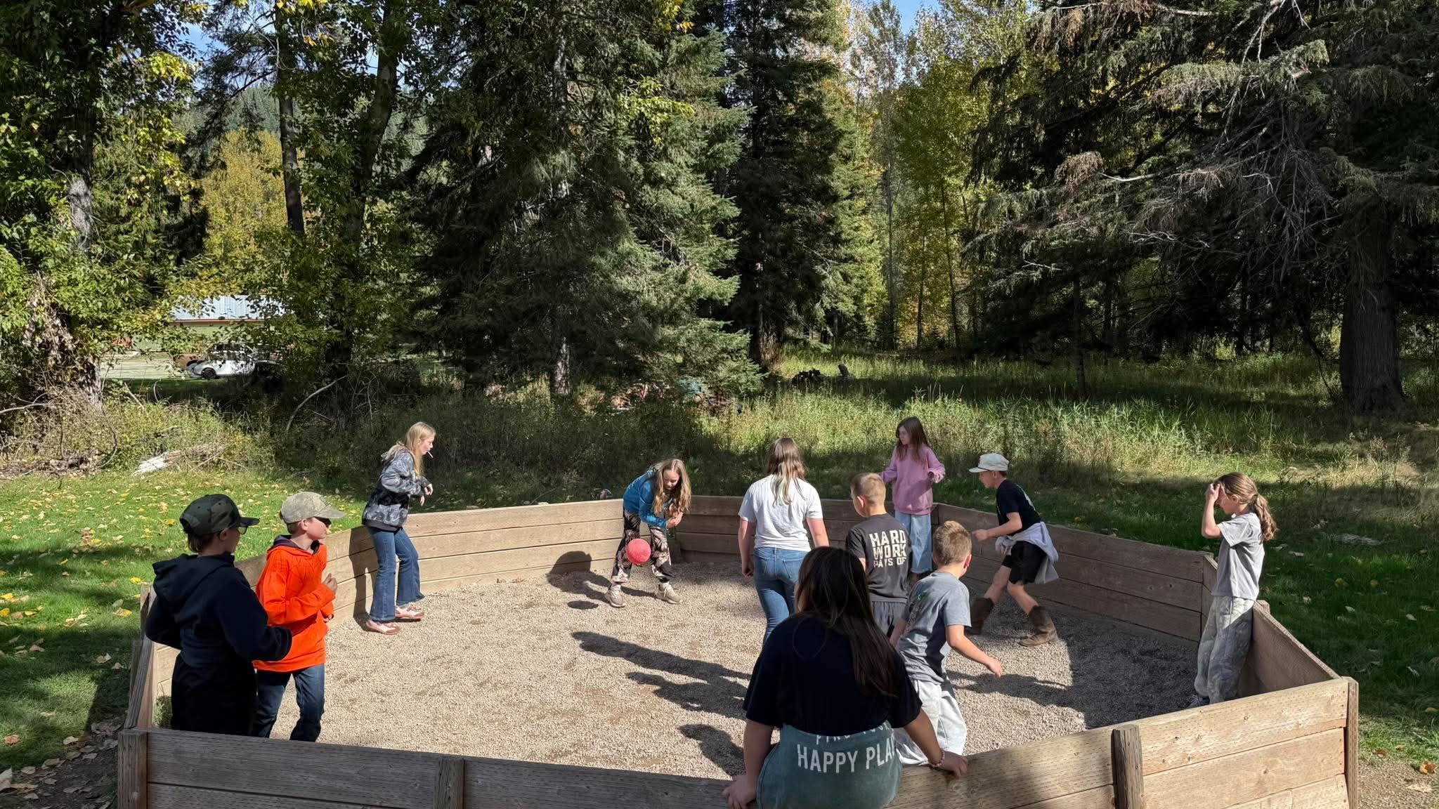 students on a field trip