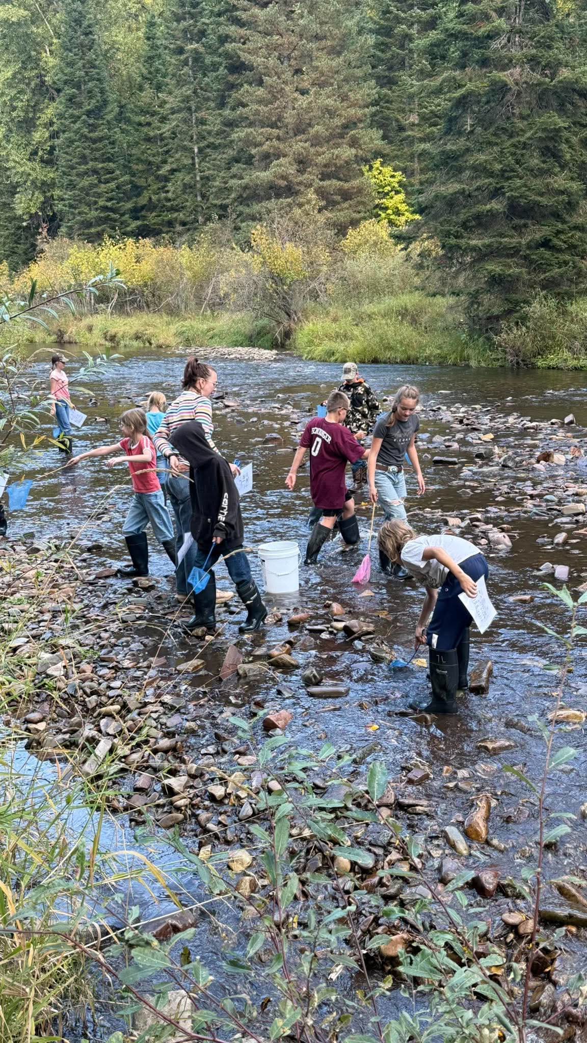 students on a field trip