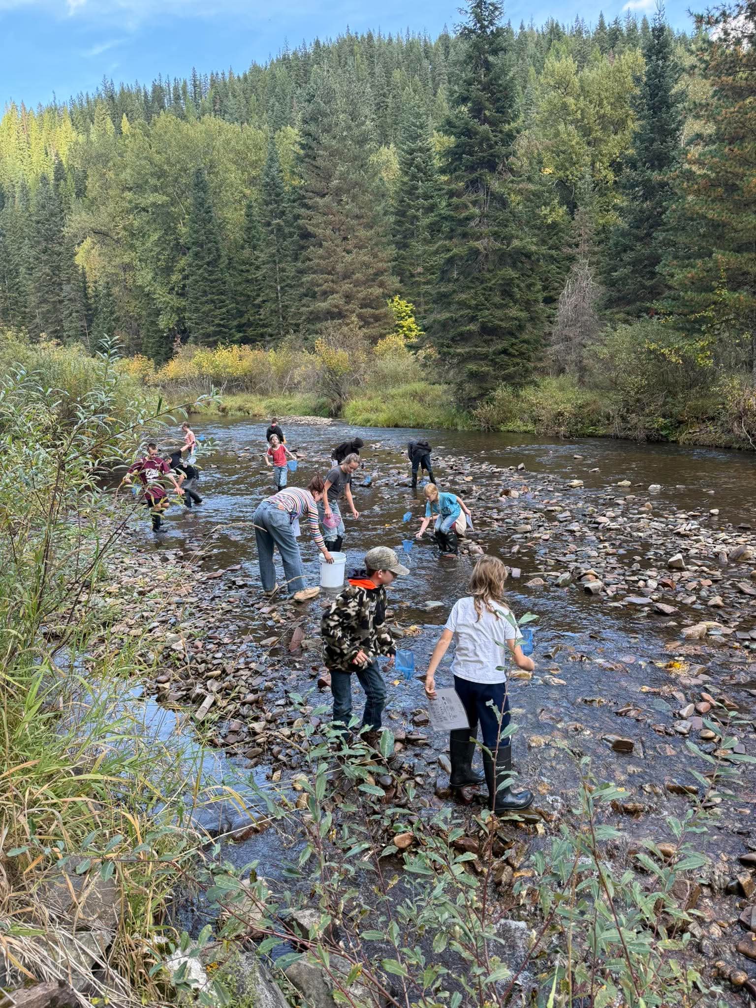 students on a field trip