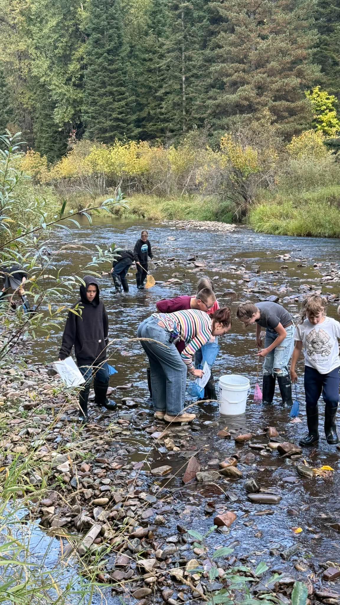 students on a field trip