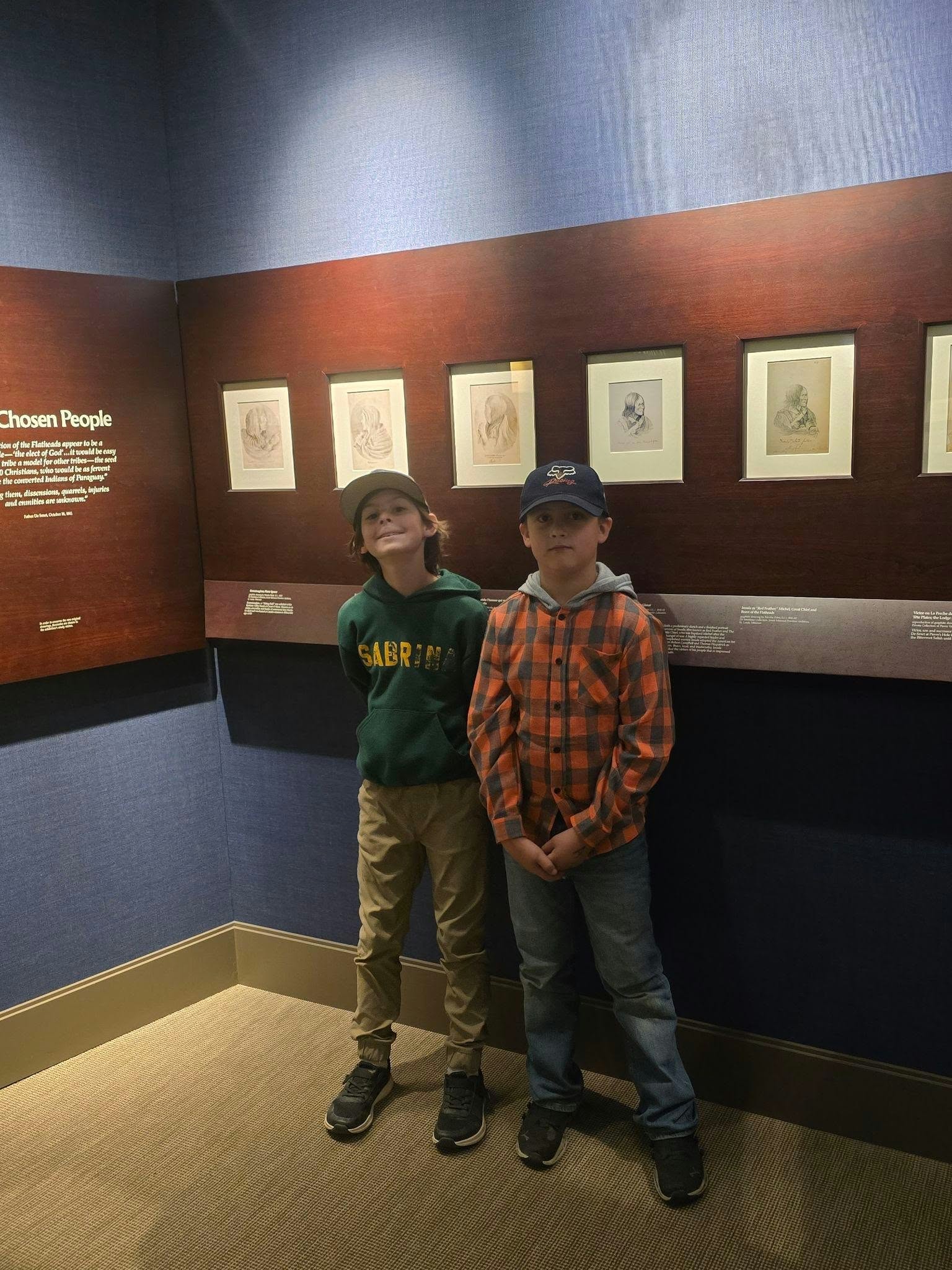 kids on a field trip to cataldo mission