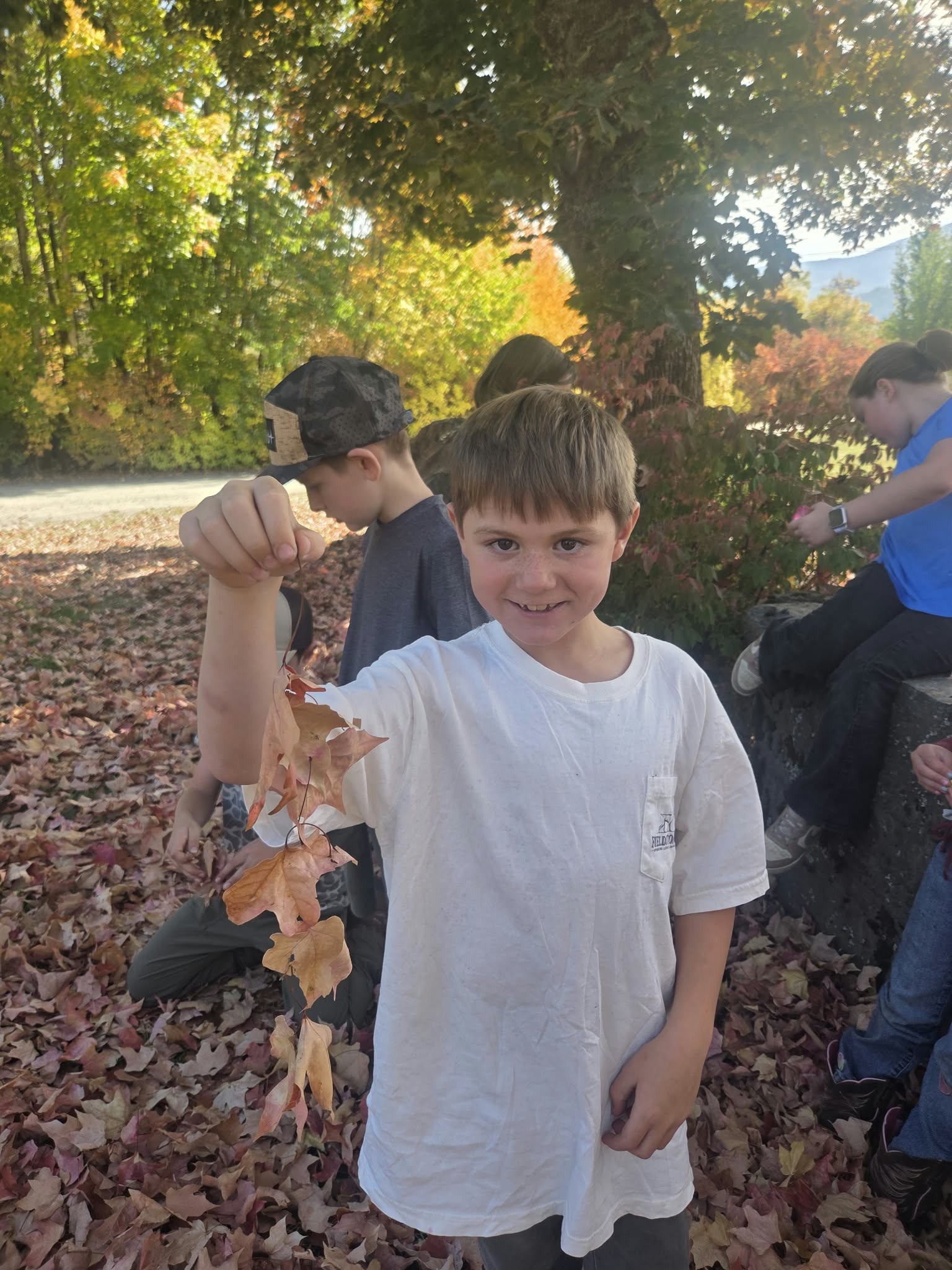 kids on a field trip to cataldo mission