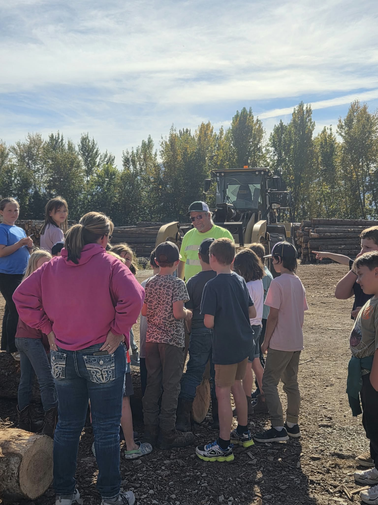 kids on a field trip to cataldo mission