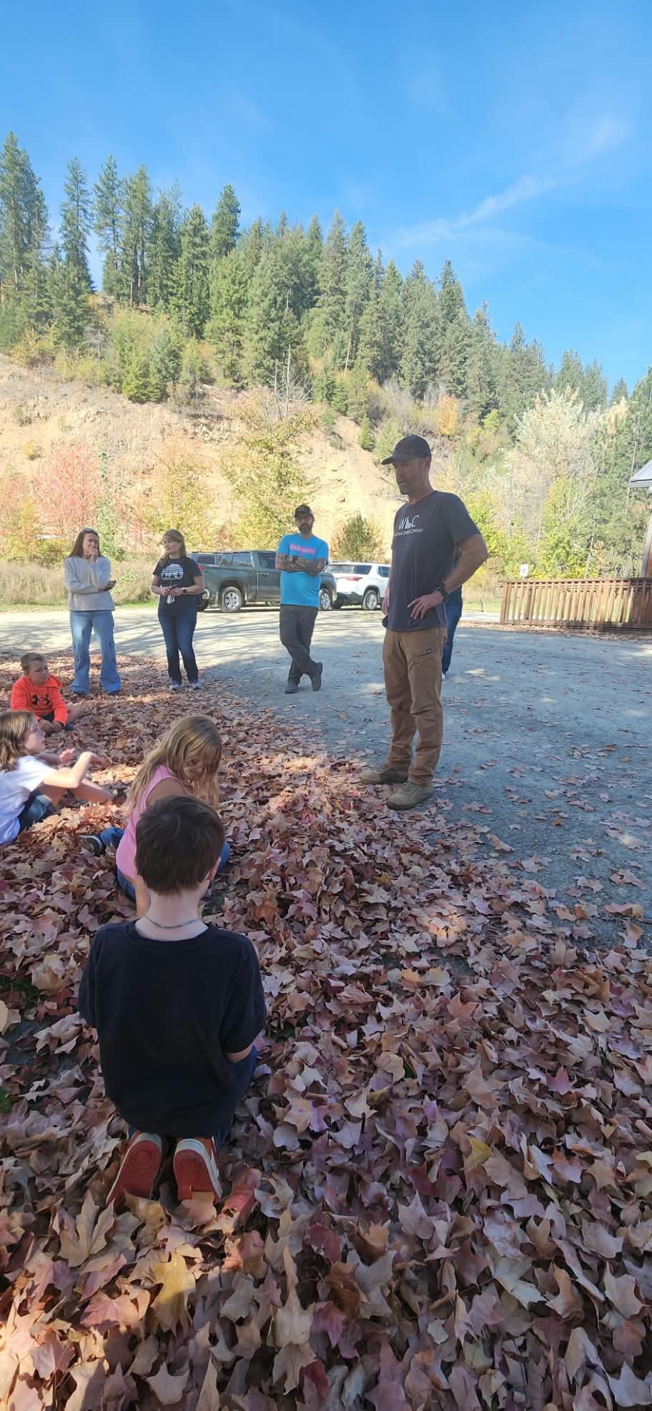 kids on a field trip to cataldo mission