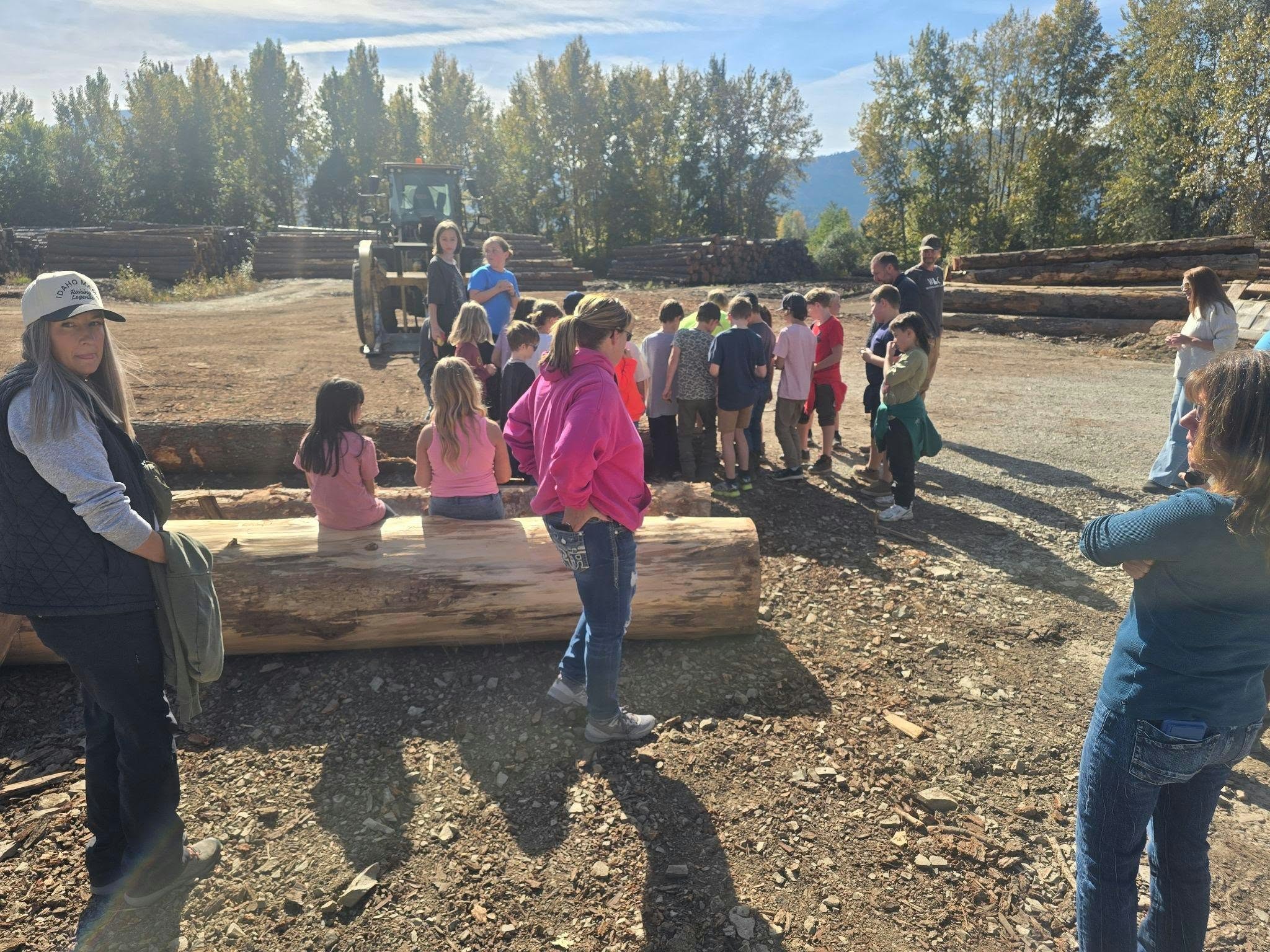 kids on a field trip to cataldo mission