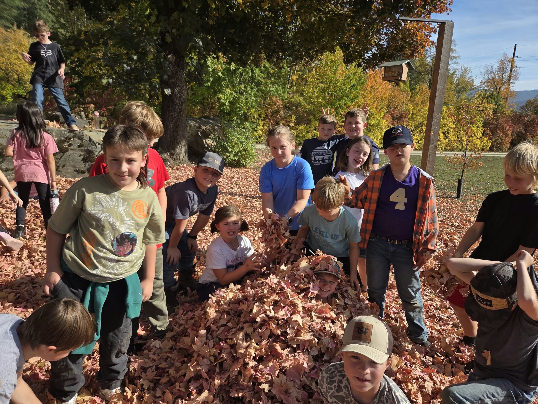 kids on a field trip to cataldo mission