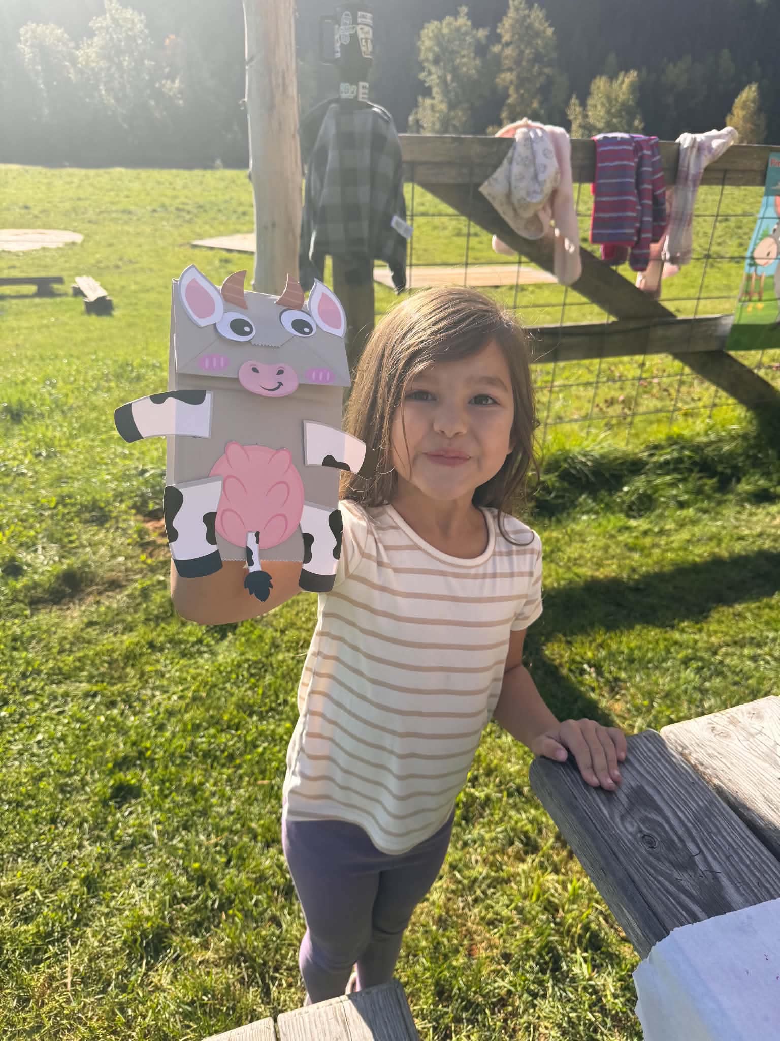 students on field trip to farm