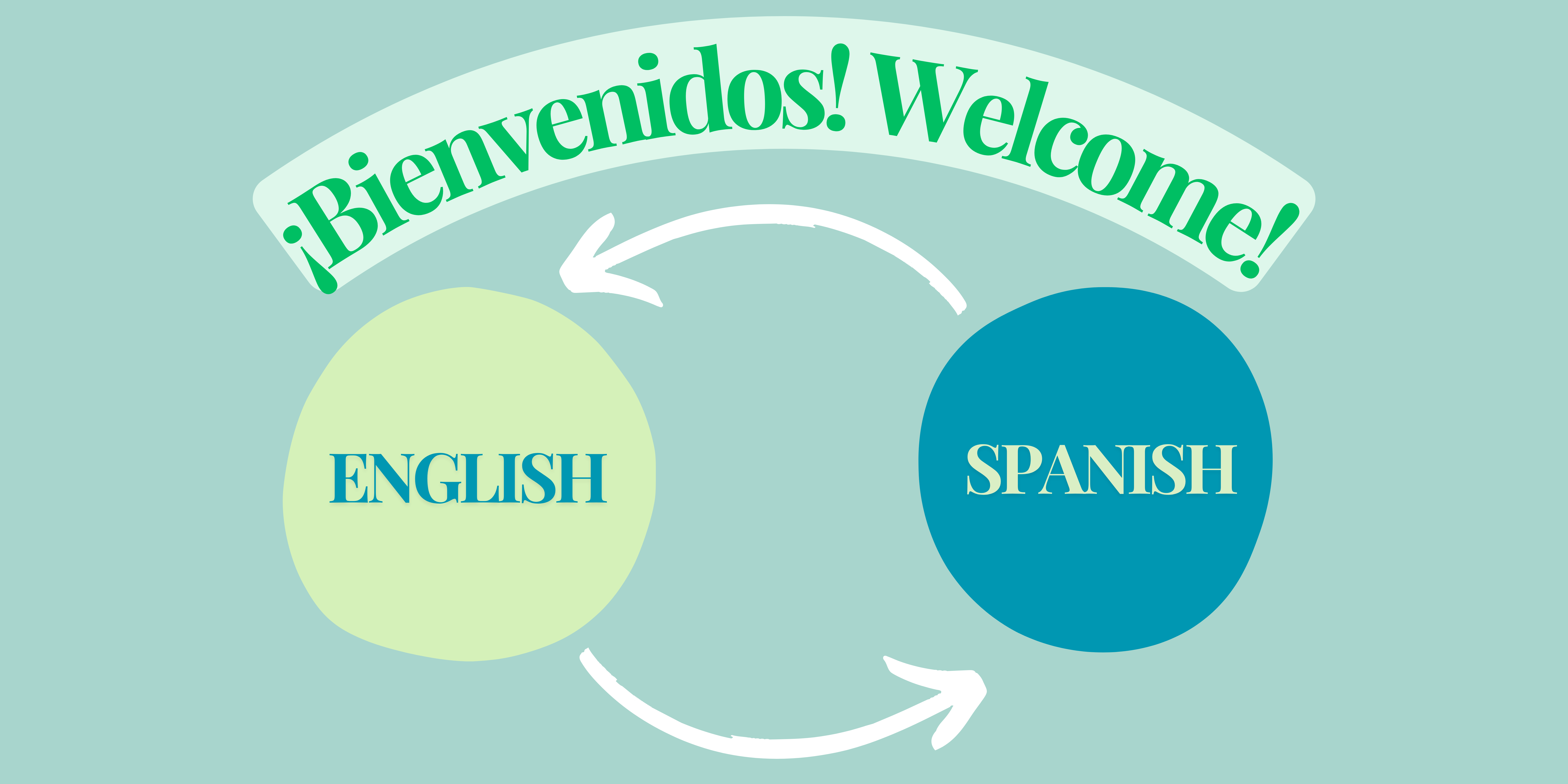 WELCOME ENGLISH SPANISH WEBPAGE