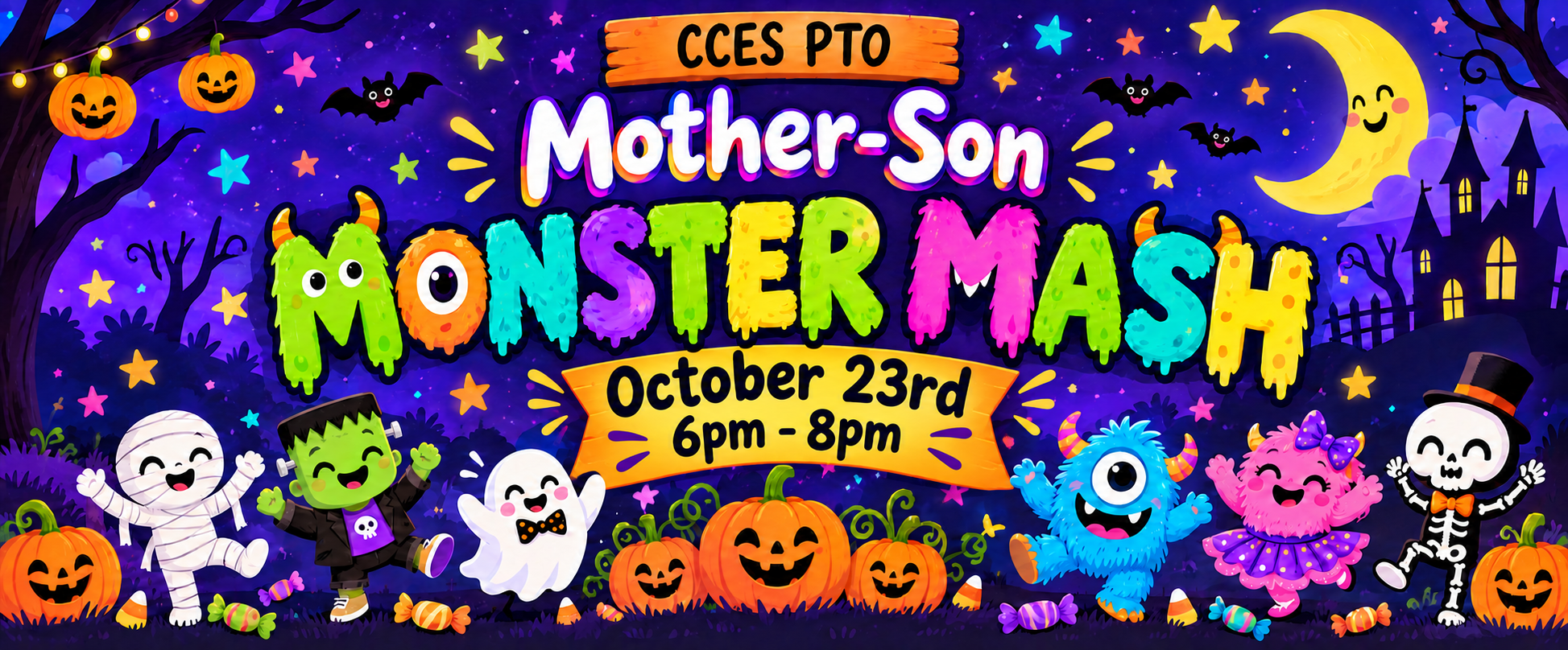 mother-son monster mash