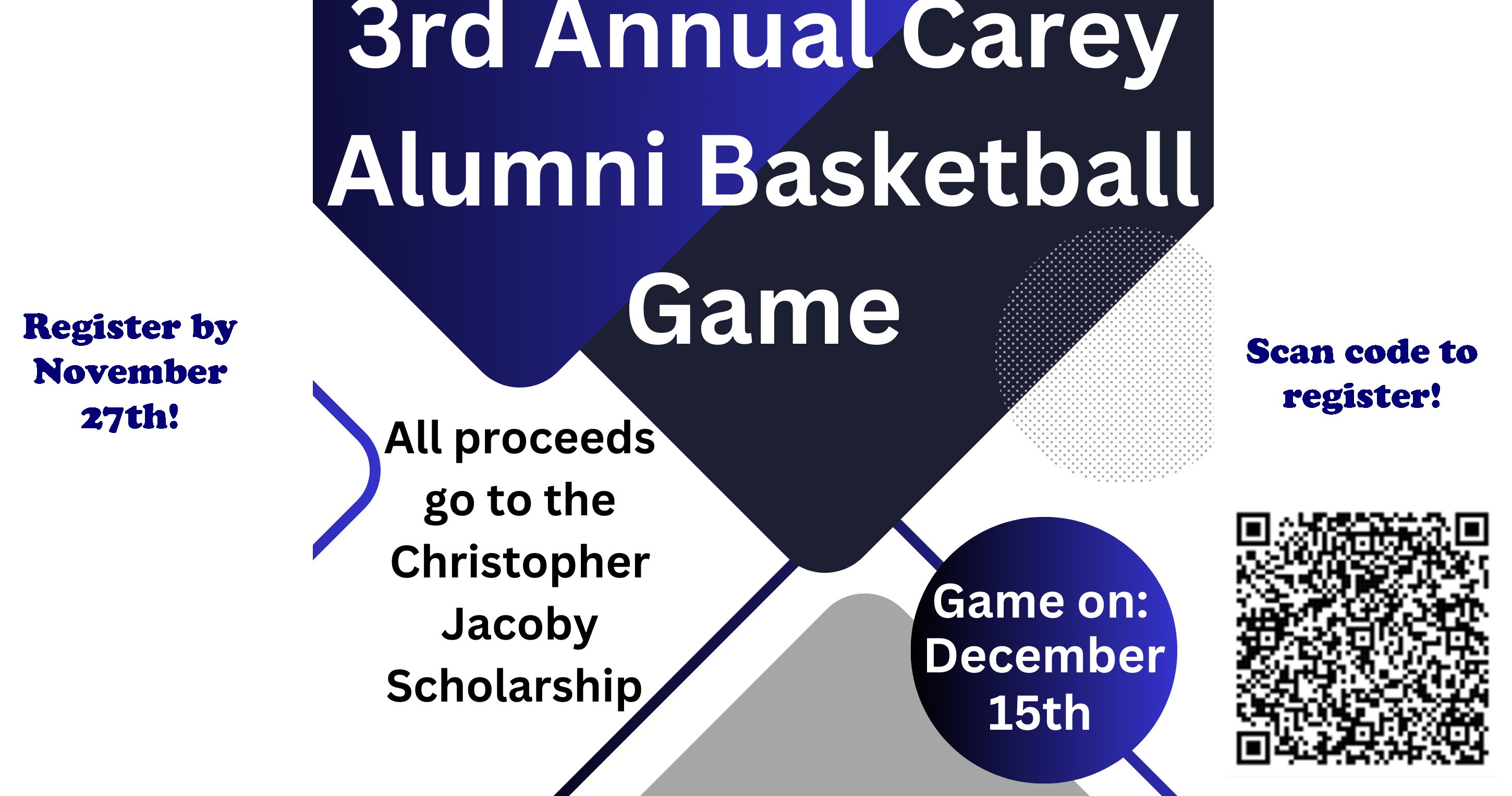 Alumni Bball Game Announcement