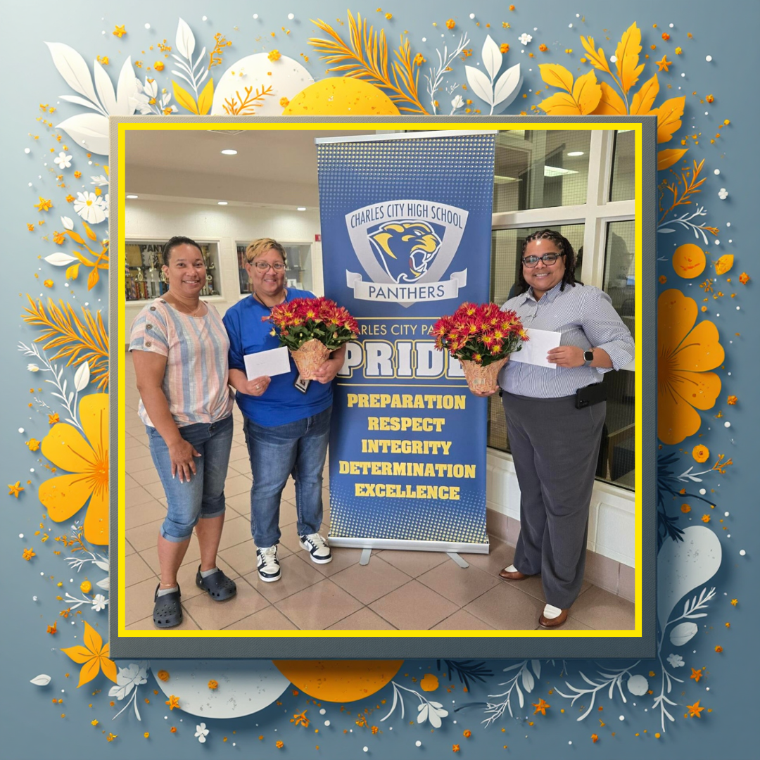🎉 During National Principals Month, CCHS administrators Dr. Peebles and Dr. Harper were honored by S.W.A.P. (Sisters with a Purpose) for their outstanding leadership, dedication, and commitment to excellence! 👏💙 #NationalPrincipalsMonth #EducateEngageEmpower #CCPSVA #PantherPride