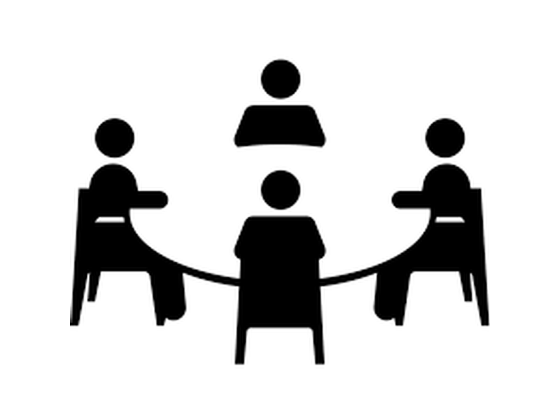 animated drawing of people sitting on a table