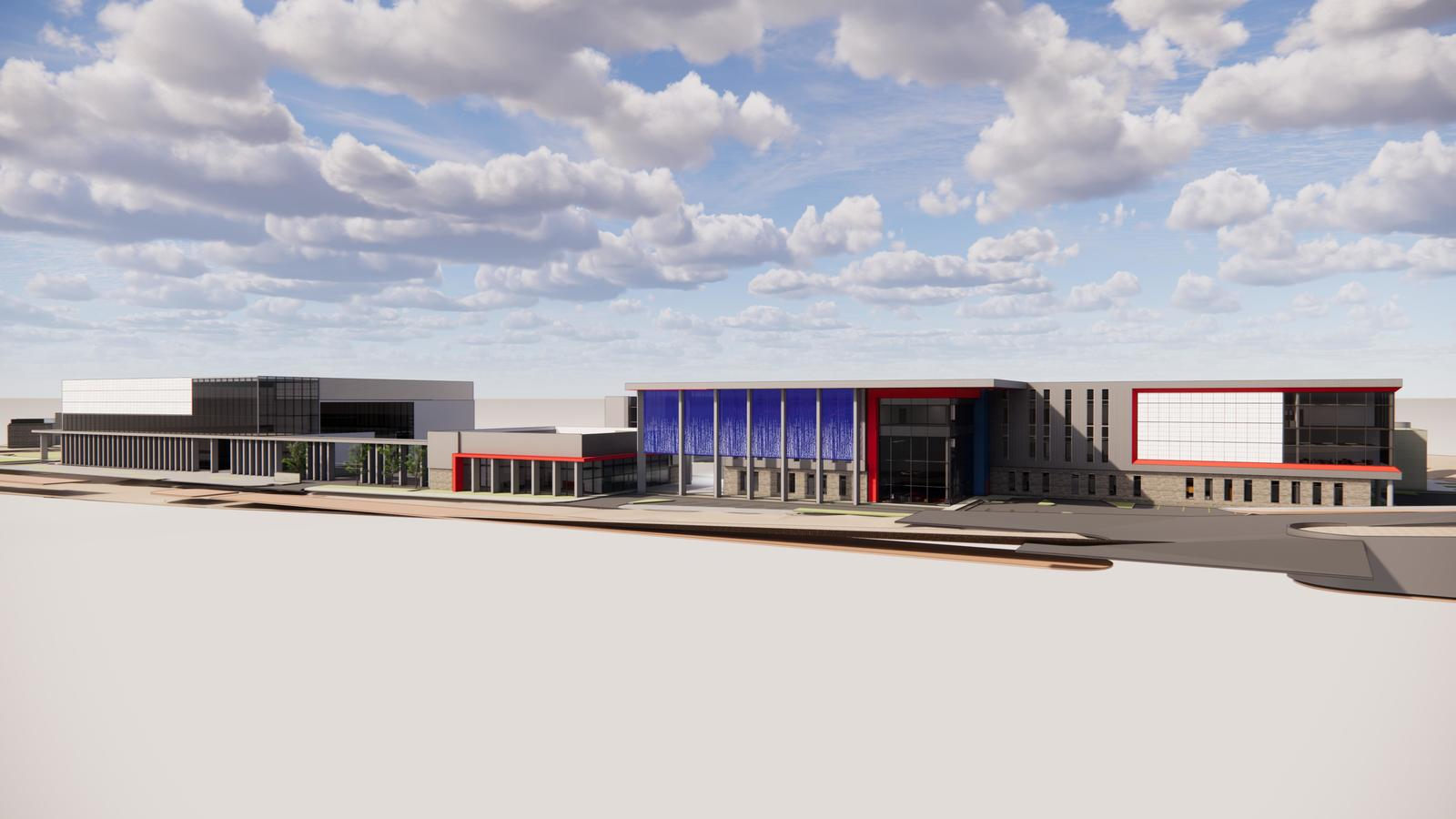 new school rendering