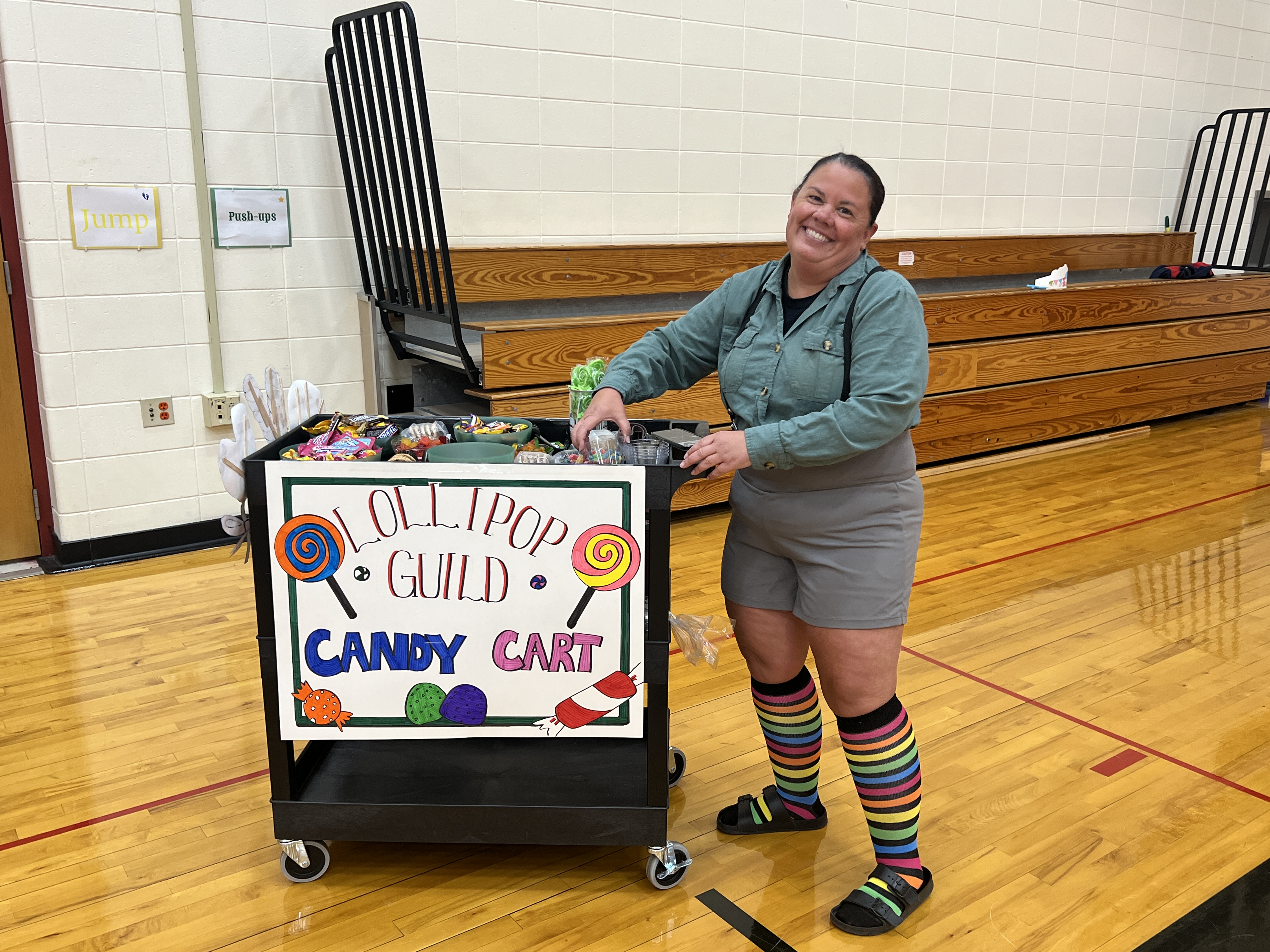 Candy Cart Fun during Teacher App. Week