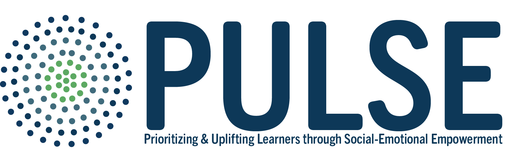 PULSE Logo with words Prioritizing & Uplifting Learners through Social Emotional Empowerment