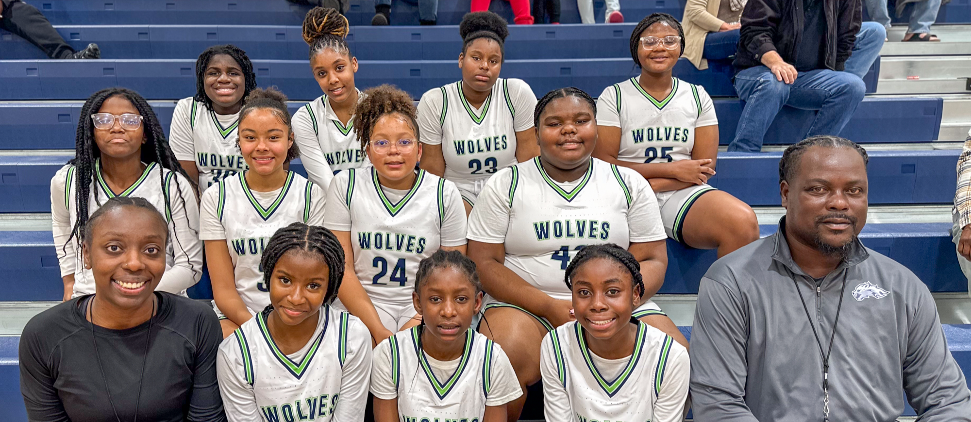 MS Girls basketball team