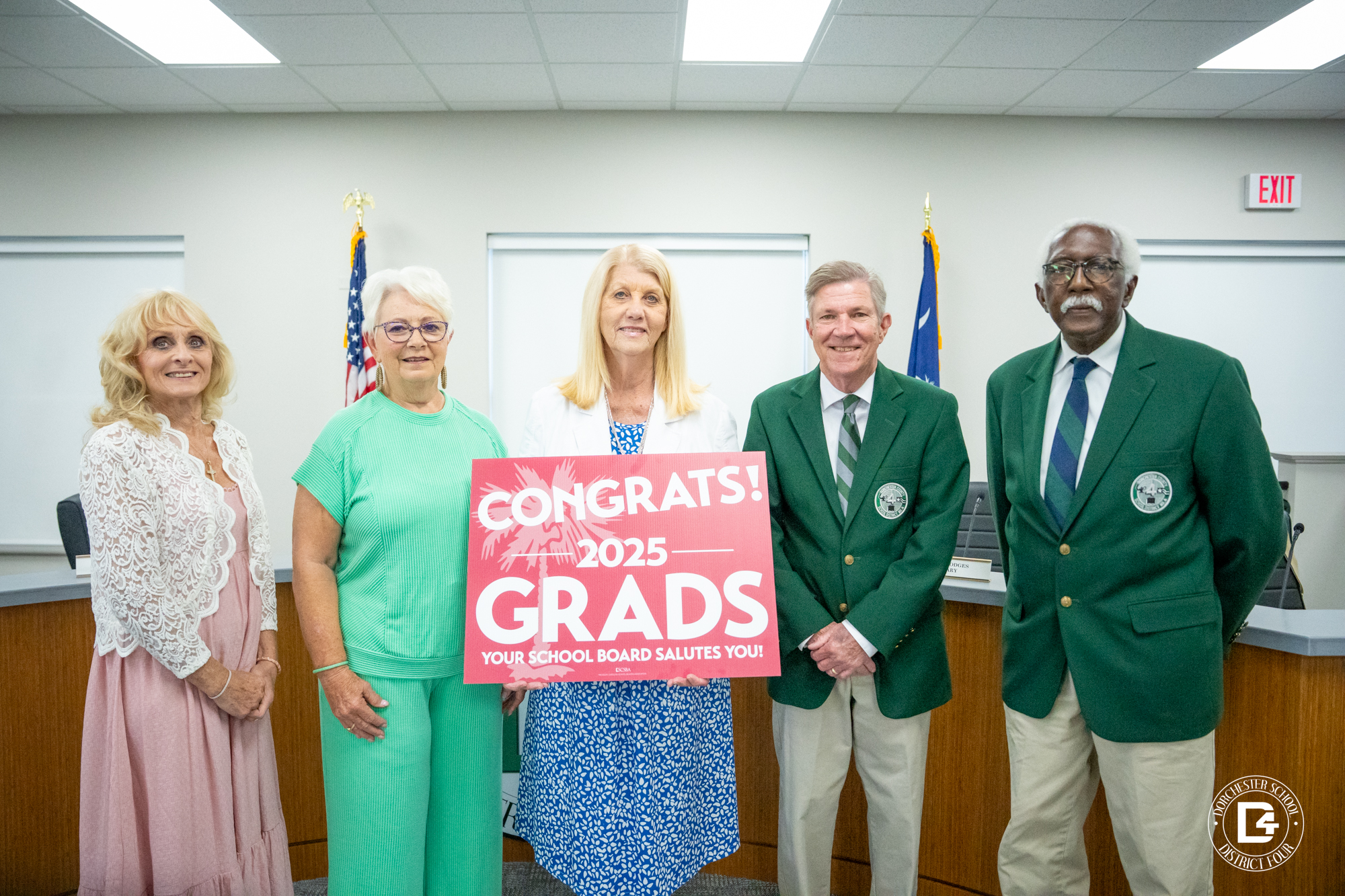 DD4 Board with Congrats Sign