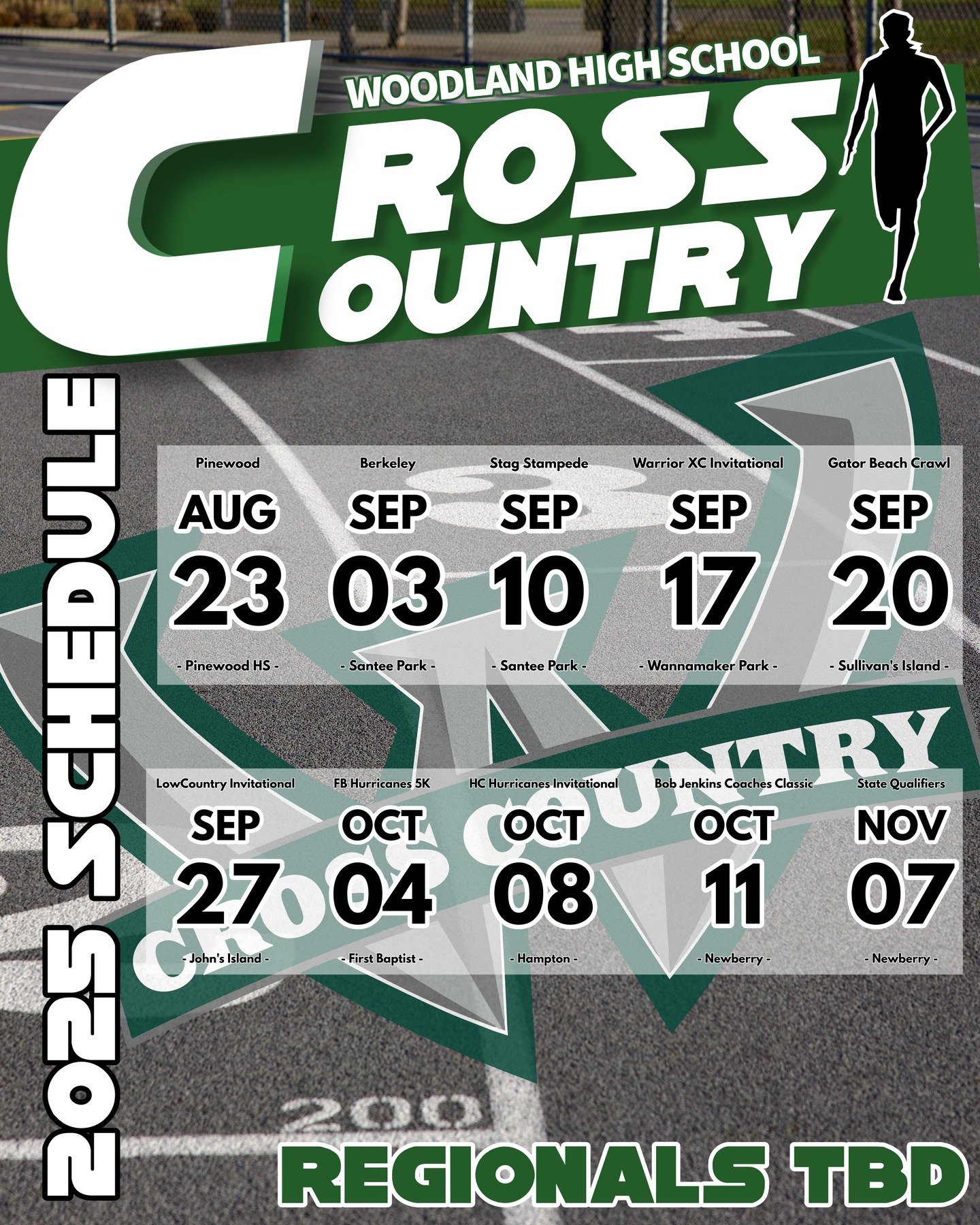 Cross Country Schedule