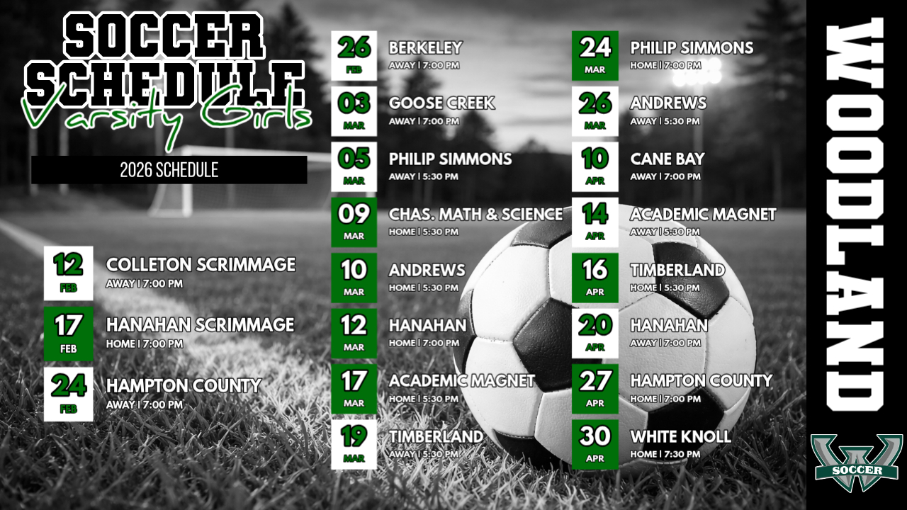 Varsity Girls Soccer Schedule