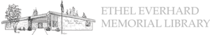 Logo for Ethel Everhard Memorial Library