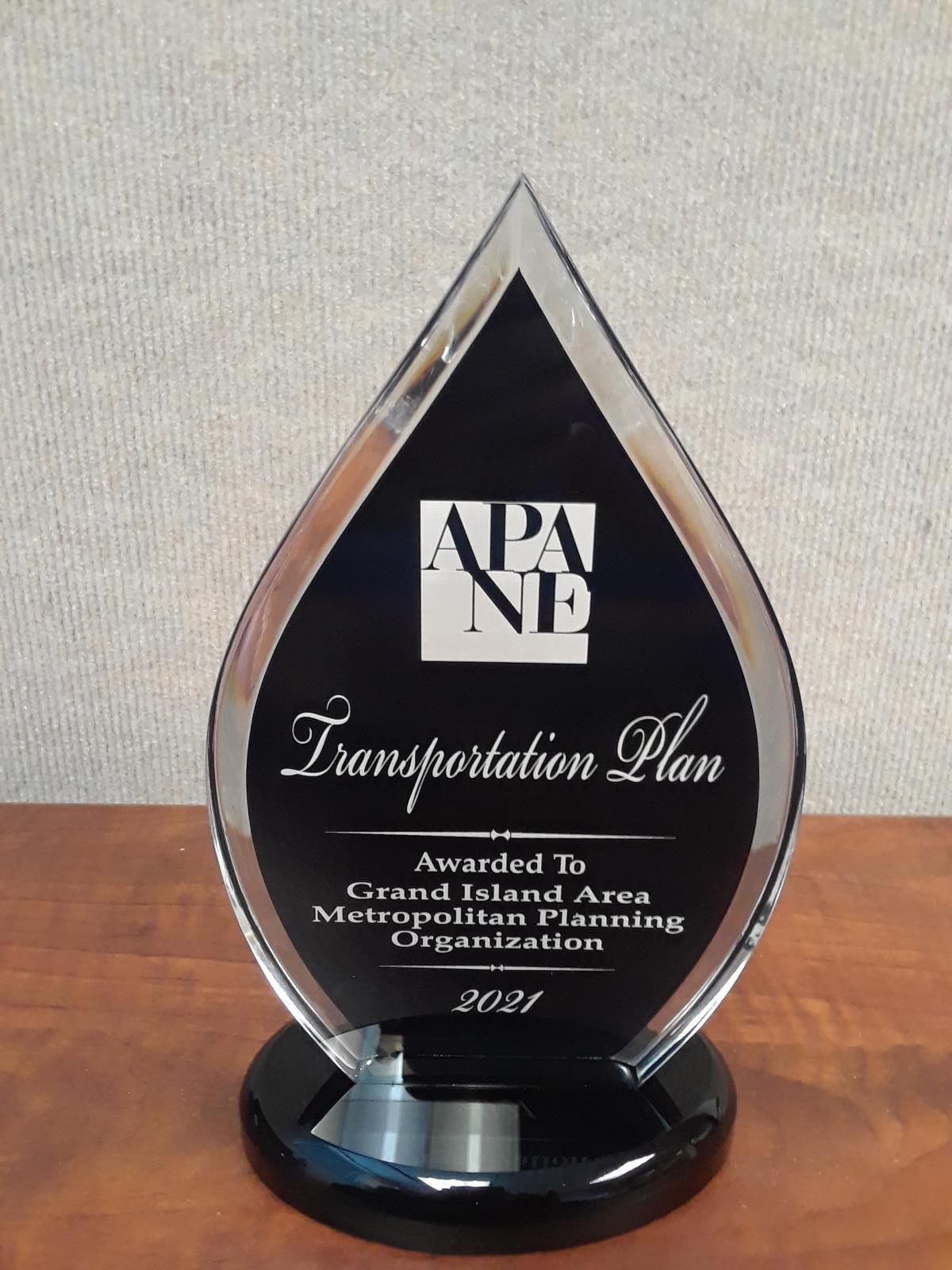 transportation plan trophy 2021