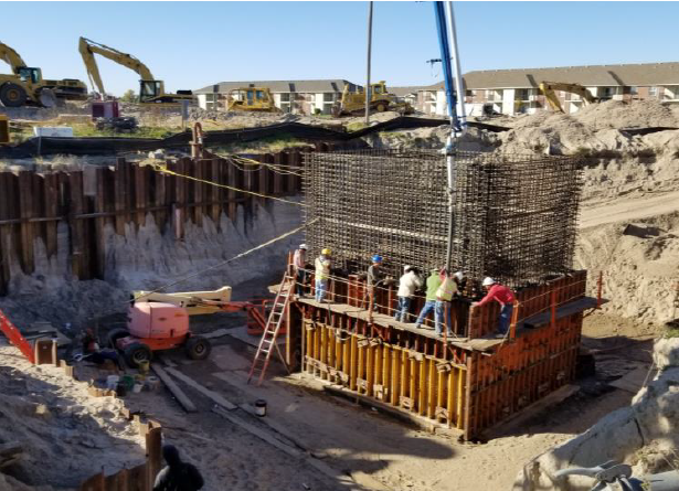 new pump station and force main project near Husker Highway
