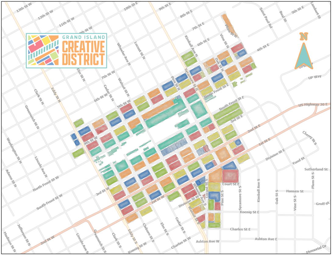 Creative District Map