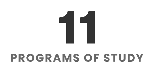 11 programs of study