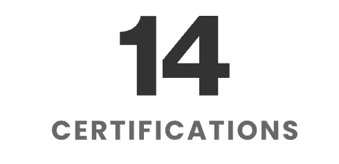 14 certifications
