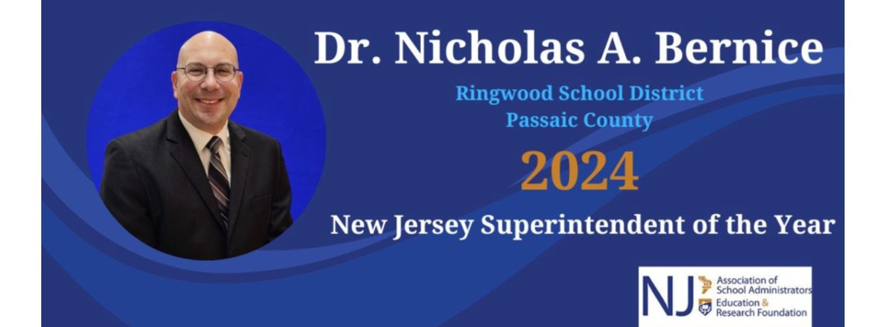 Dr. Bernice named NJ ASA Superintendent of the year for 2024
