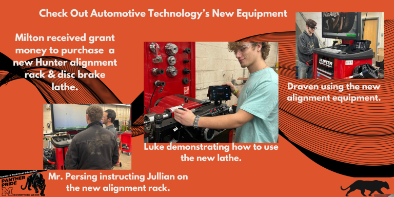 Check Out Automotive Technology’s New Equipment