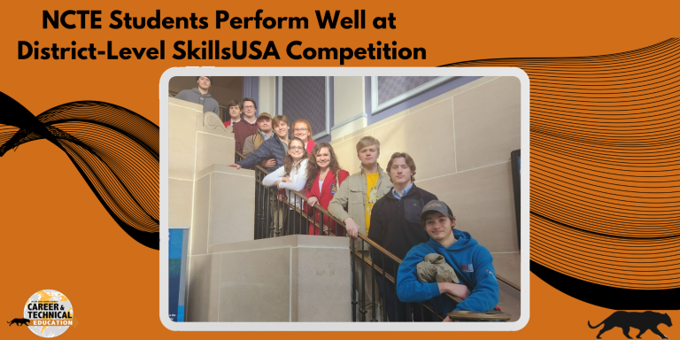 CTE Students Perform Well at District-Level SkillsUSA Competition