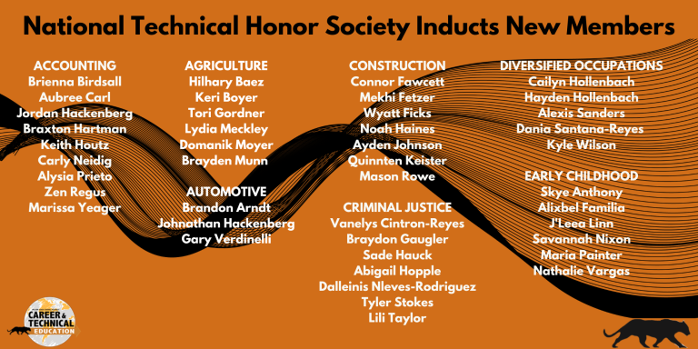 National Technical Honor Society Inducts New Members