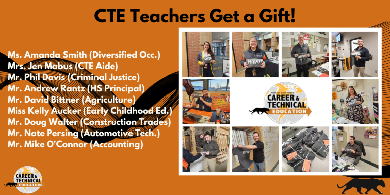 CTE Teachers Get a Gift!